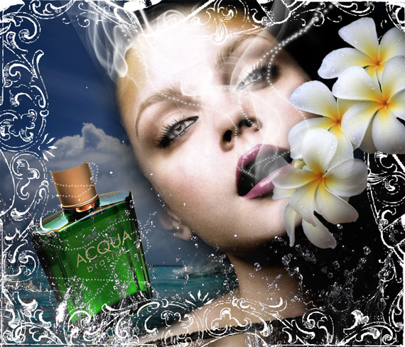 French Perfume Advert Poster