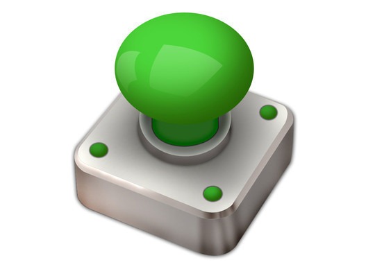 How To Create A Green Button Isolated