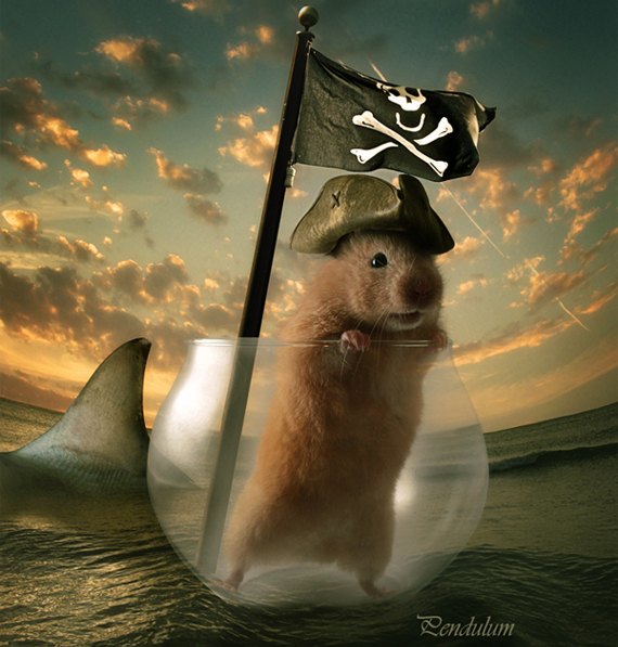 How to Create Glass Transparency in a Cute Photo Manipulation