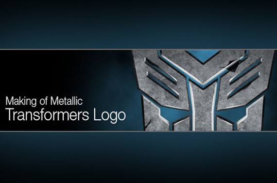 Making the Metallic Transformers Logo