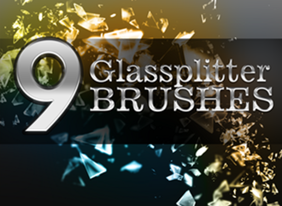 9 Glassplitter Brushes