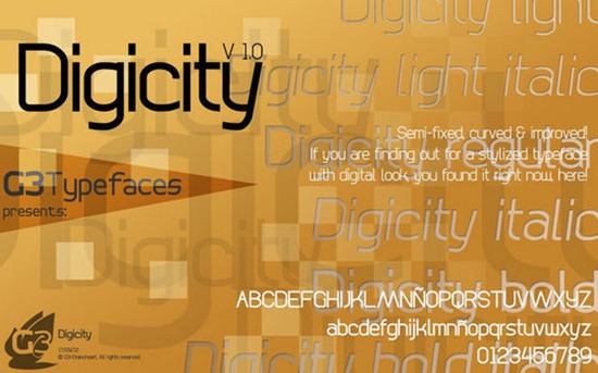 Digicity-font-for-your-design
