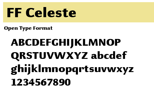FF Celeste Sans Offc Black Set