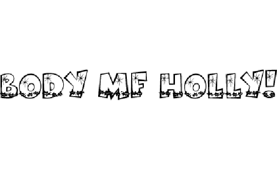Body MF Holly Christmas Free Font