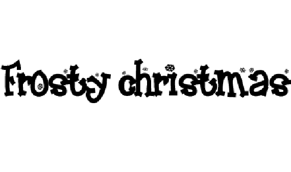 Frosty Christmas Free Font
