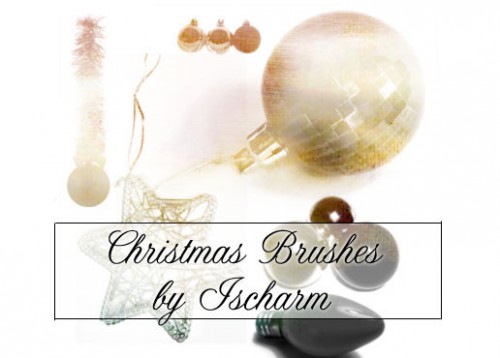 Ischarm Christmas Brushes