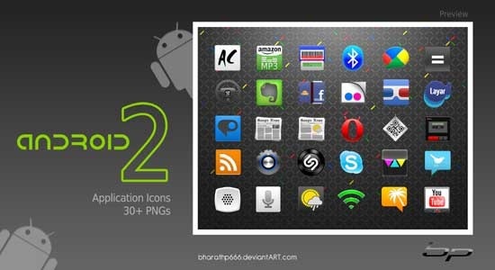 Android Application Icons Set