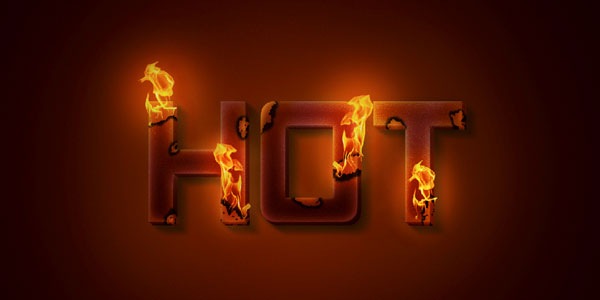 Create a Unique Burning Text Effect