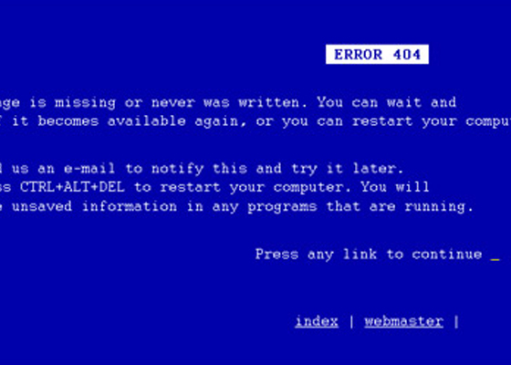 Find 404 Not Found Error Page Designs