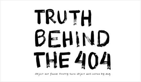 Find 404 Not Found Error Page Designs