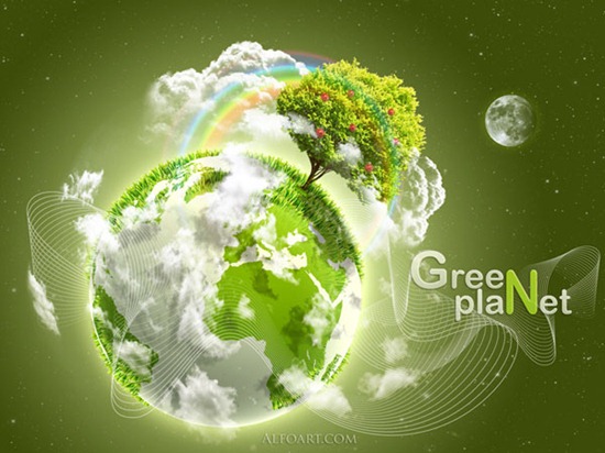 Earth Day Green Planet