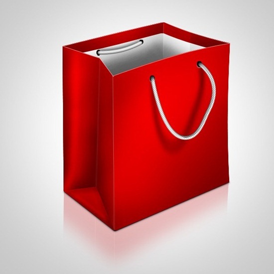 How to Draw a Shopping Bag Icon in Photoshop