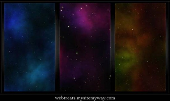 Tileable Classic Nebula Space Patterns
