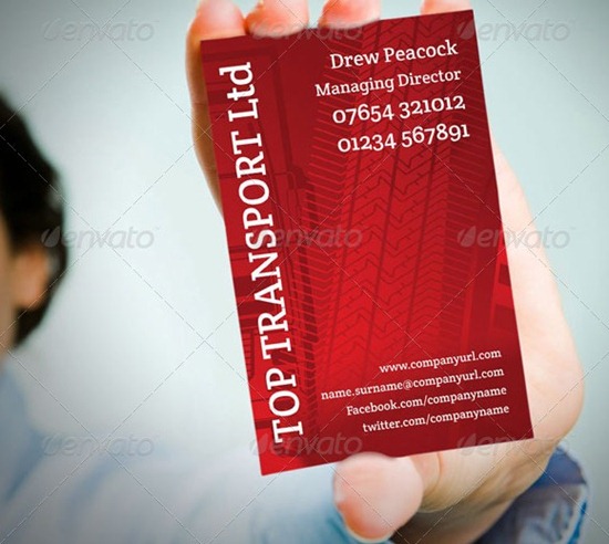 Transport Company Business Card