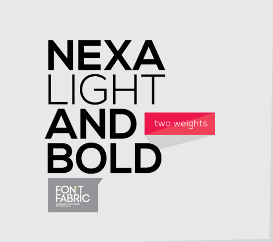 Nexa Light & Bold