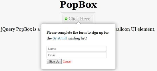 jQuery-PopBox-Sign-Up
