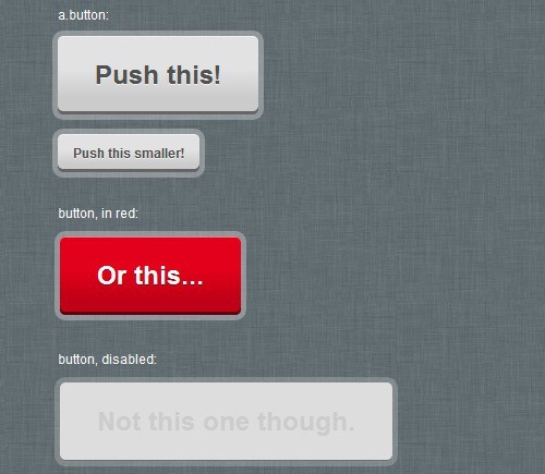 CSS3 Buttons with Glass Edge