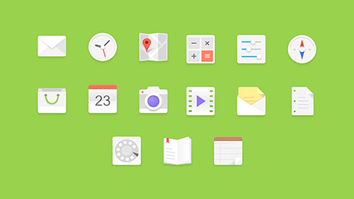 Light Android Icons Set
