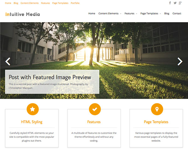 Intuition-new-free-Wordpress-Themes