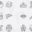 Star Wars icons Set Free Download