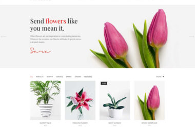 Flower Shop Wordpress Theme Free Download