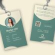 Identity Card Front and Back Mockup PSD Free Download